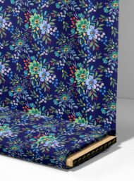 Leaf flower style with blue,green colors - Image 4