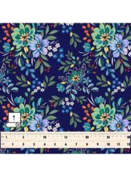 Leaf flower style with blue,green colors - Image 5