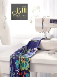 Leaf flower style with blue,green colors - Image 7