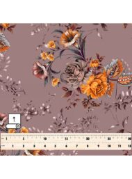 Rose flower style with orange,brown colors - Image 5