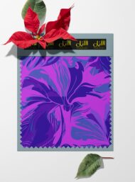 Petal flower style with purple,pink colors - Image 6