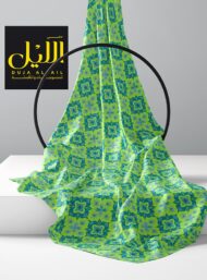 Bloom flower style with green, blue colors - Image 2