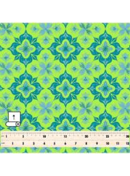 Bloom flower style with green, blue colors - Image 5