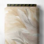 Leaf nature style with brown,grey colors