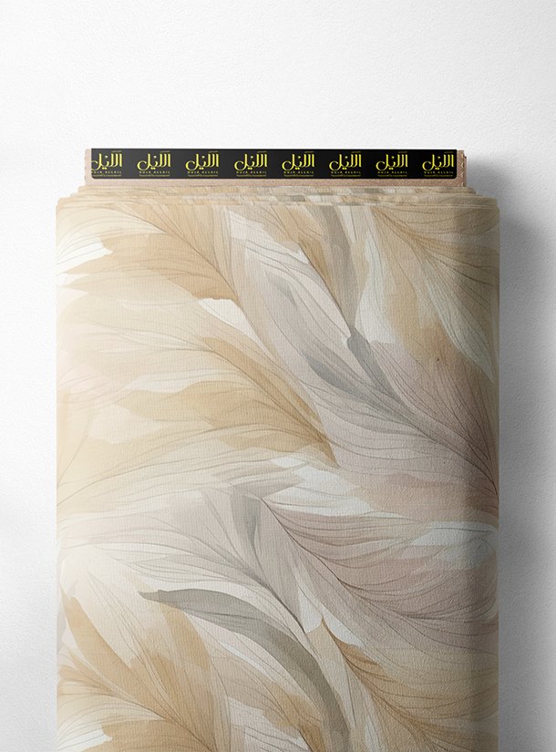 LAI02-0792_1-1.jpg Leaf nature style with brown,grey colors - Image 1