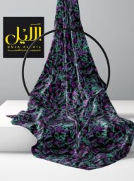 Leaf nature style with purple,green colors - Image 2