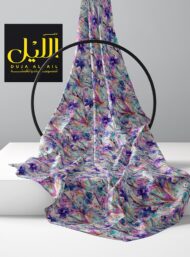 Branch flower style with purple,blue colors - Image 2