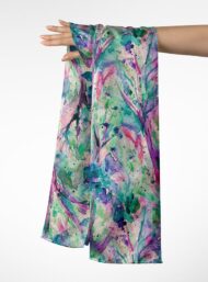 Branch flower style with green,blue colors - Image 3