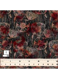 Petal flower style with red,black colors - Image 5