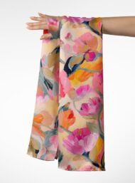 Bloom flower style with pink,orange colors - Image 3