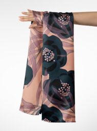 Petal flower style with black,pink colors - Image 3