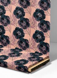 Petal flower style with black,pink colors - Image 4