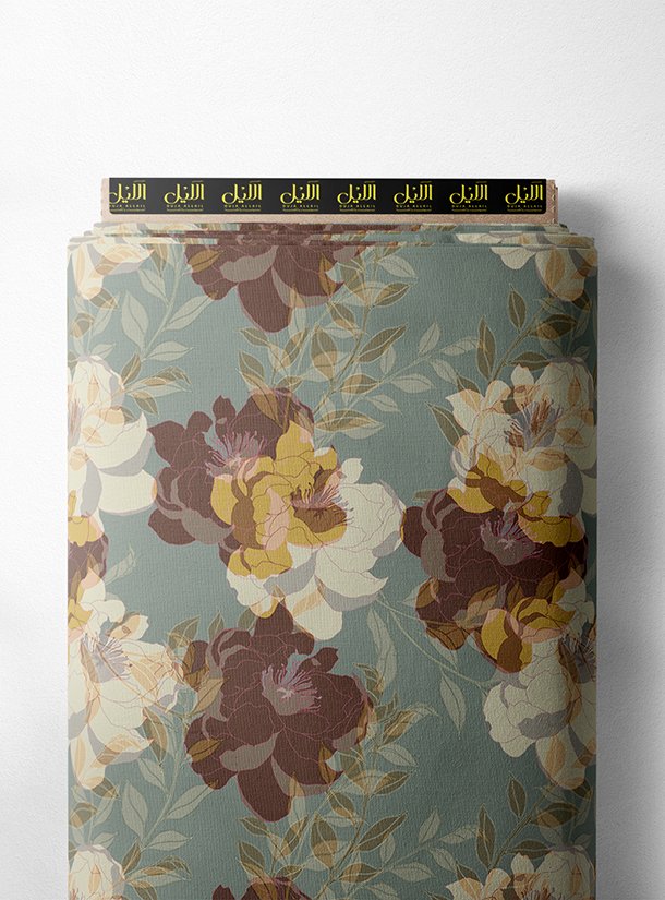 LAI02-0806_1-1.jpg Bloom flower style with brown,yellow colors - Image 1