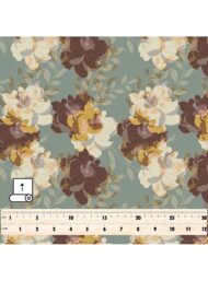 Bloom flower style with brown,yellow colors - Image 5