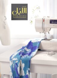 Bloom flower style with blue, white colors - Image 7