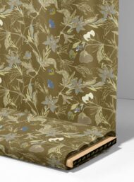 Leaf flower style with brown,blue colors - Image 4