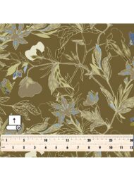 Leaf flower style with brown,blue colors - Image 5