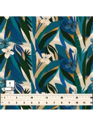 Leaf flower style with blue,green colors - Image 5