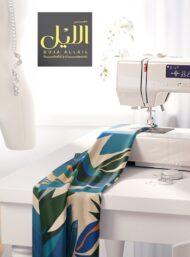 Leaf flower style with blue,green colors - Image 7