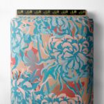 Petal flower style with blue,red colors