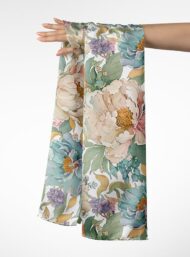 Bloom flower style with pink,green colors - Image 3