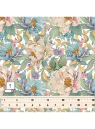 Bloom flower style with pink,green colors - Image 5