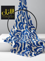 Wave ocean and sky style with blue, white colors - Image 2