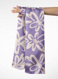 Petal flower style with purple, white colors - Image 3