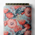 Petal flower style with red,pink colors