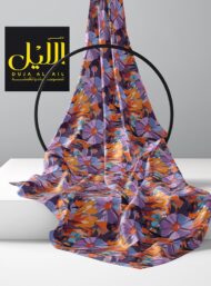 Petal flower style with purple,orange colors - Image 2