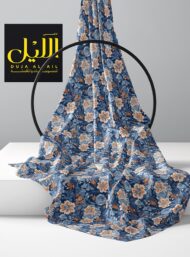 Bloom flower style with blue,orange colors - Image 2