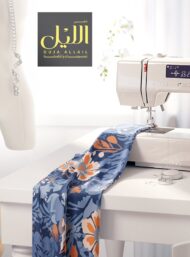 Bloom flower style with blue,orange colors - Image 7