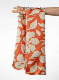 Petal flower style with red, white colors - Image 3