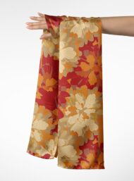 Bloom flower style with red,orange colors - Image 3