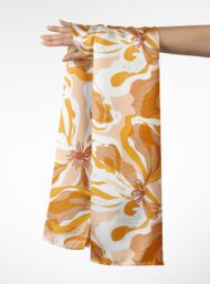 Butterfly flower style with orange,white colors - Image 3