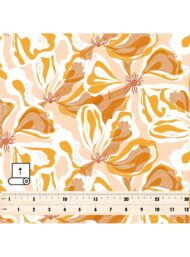 Butterfly flower style with orange,white colors - Image 5