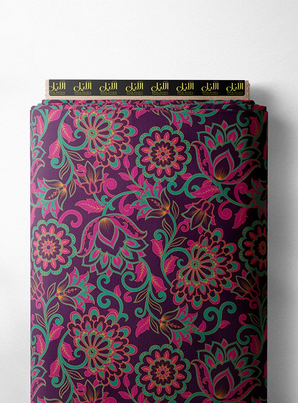 LAI02-0832_1-1.jpg Bloom flower style with pink,green colors - Image 1