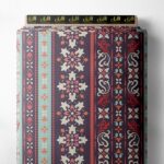 Floral others style with red,blue colors