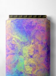 Crystal abstract style with purple,blue colors