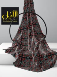 Paisley classic style with black,red colors - Image 2