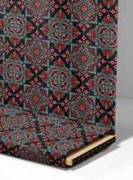 Paisley classic style with black,red colors - Image 4