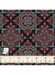 Paisley classic style with black,red colors - Image 5