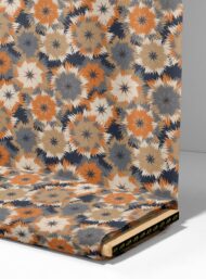 Bloom flower style with brown,orange colors - Image 4