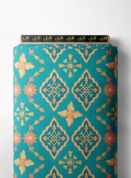 Petal flower style with pink,orange colors