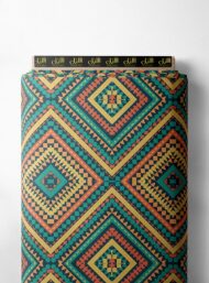 Diamond others style with orange,blue colors