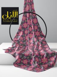 Petal flower style with pink,grey colors - Image 2