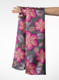 Petal flower style with pink,grey colors - Image 3