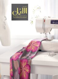 Petal flower style with pink,grey colors - Image 7