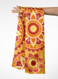 Bloom flower style with red,yellow colors - Image 3