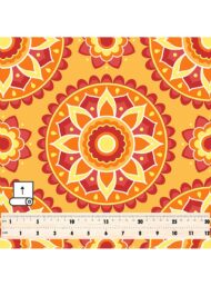 Bloom flower style with red,yellow colors - Image 5